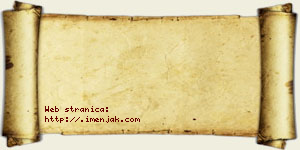 Jovana Katić vizit kartica